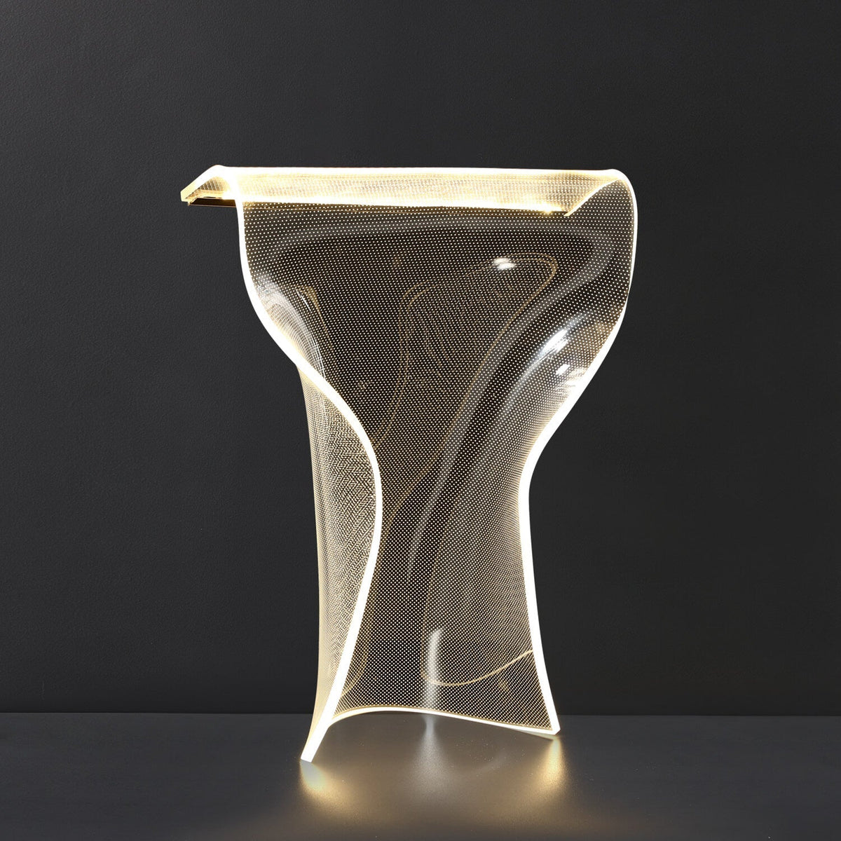 Lámpara de mesa LED de acrílico Velisa – vista principal