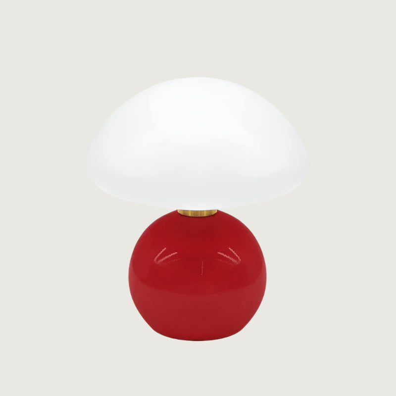 LunaCrema - Lámpara de Mesa Moderna Iluminación Cálida y Estilo