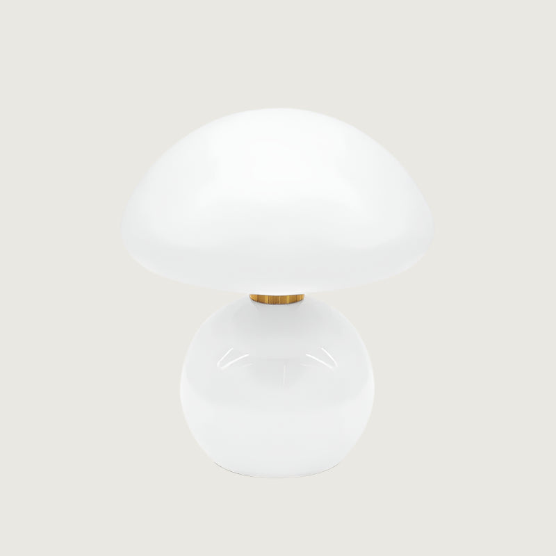 LunaCrema - Lámpara de Mesa Moderna Iluminación Cálida y Estilo