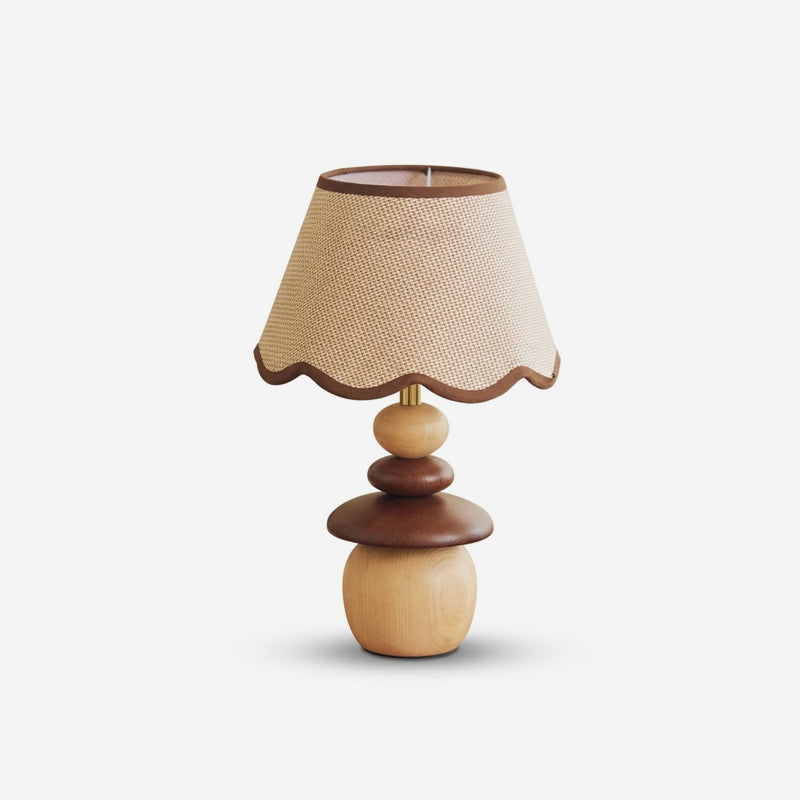 Lámpara de mesa de madera Frenela – vista principal