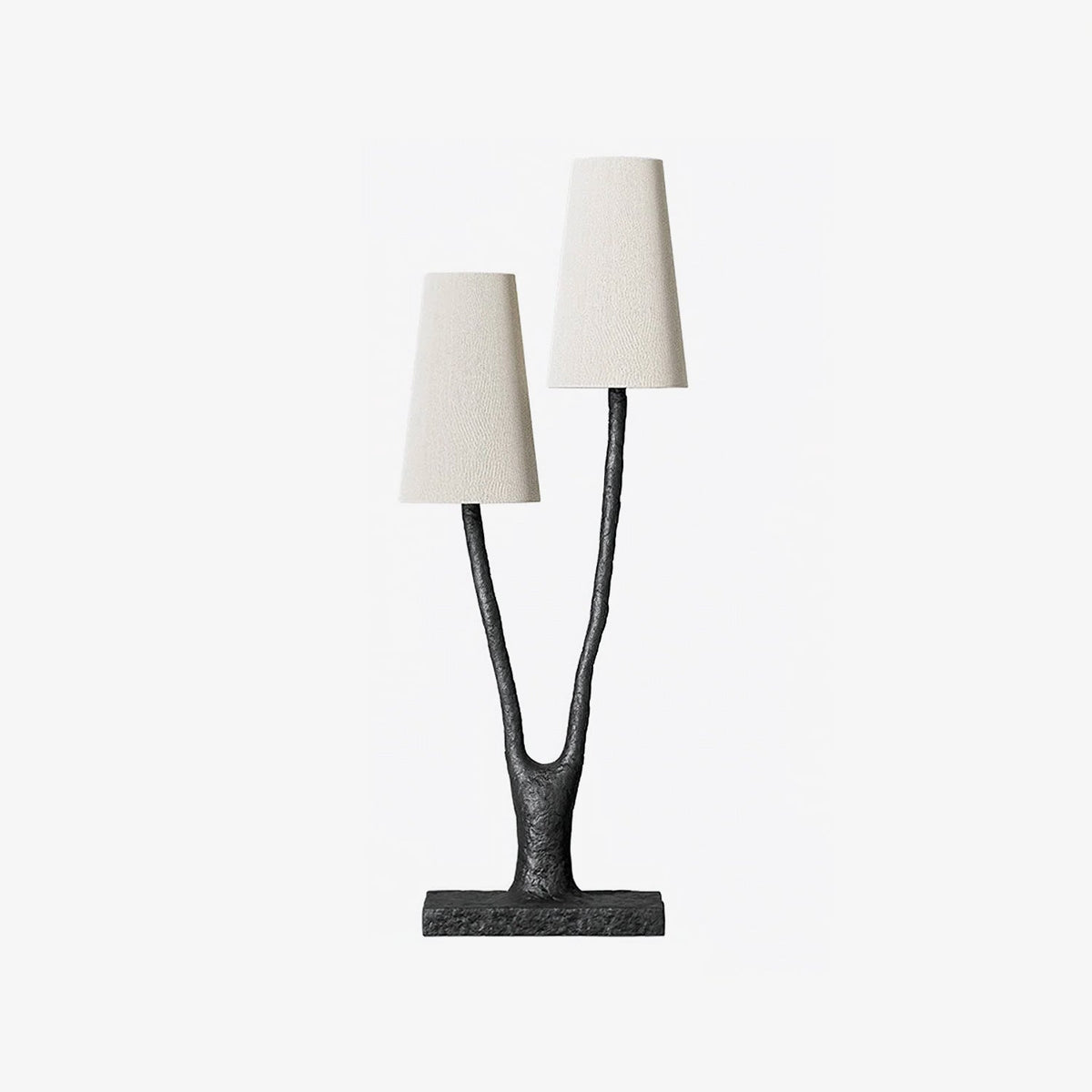 Lámpara de mesa de dos luces tipo rama Fresmera – vista principal