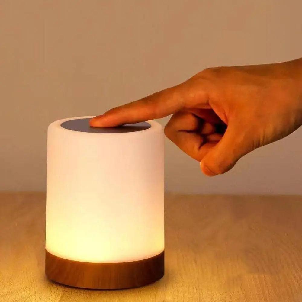 LumiToque - Lámpara LED Portátil con Control Táctil Multicolor Astroclaro