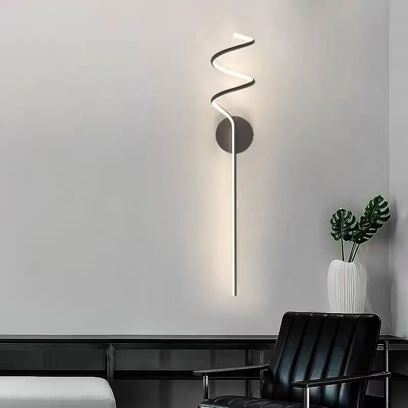 Vortix: Aplique de Pared Moderno LED con Diseño Espiral Astroclaro