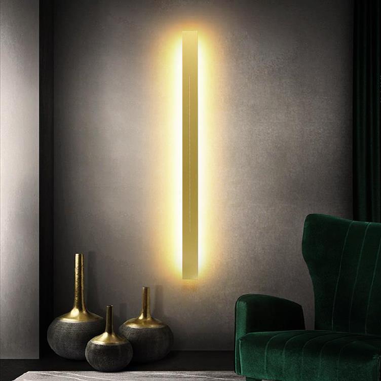 Horizon: Aplique LED Interior Moderno de Metal