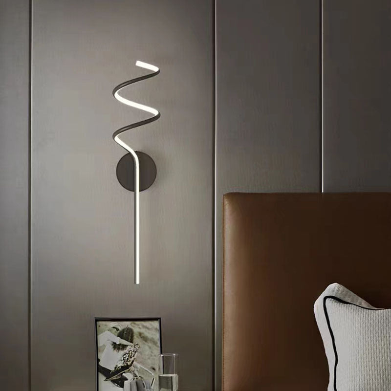 Vortix: Aplique de Pared Moderno LED con Diseño Espiral Astroclaro