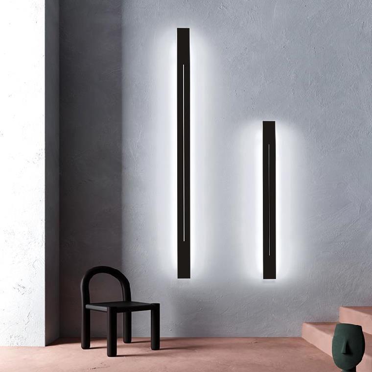 Horizon: Aplique LED Interior Moderno de Metal