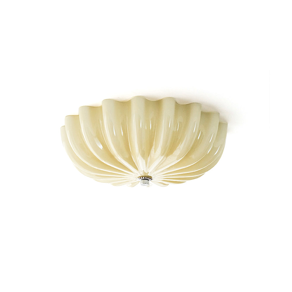 Plafón LED con pétalos de cristal Cremela – vista principal