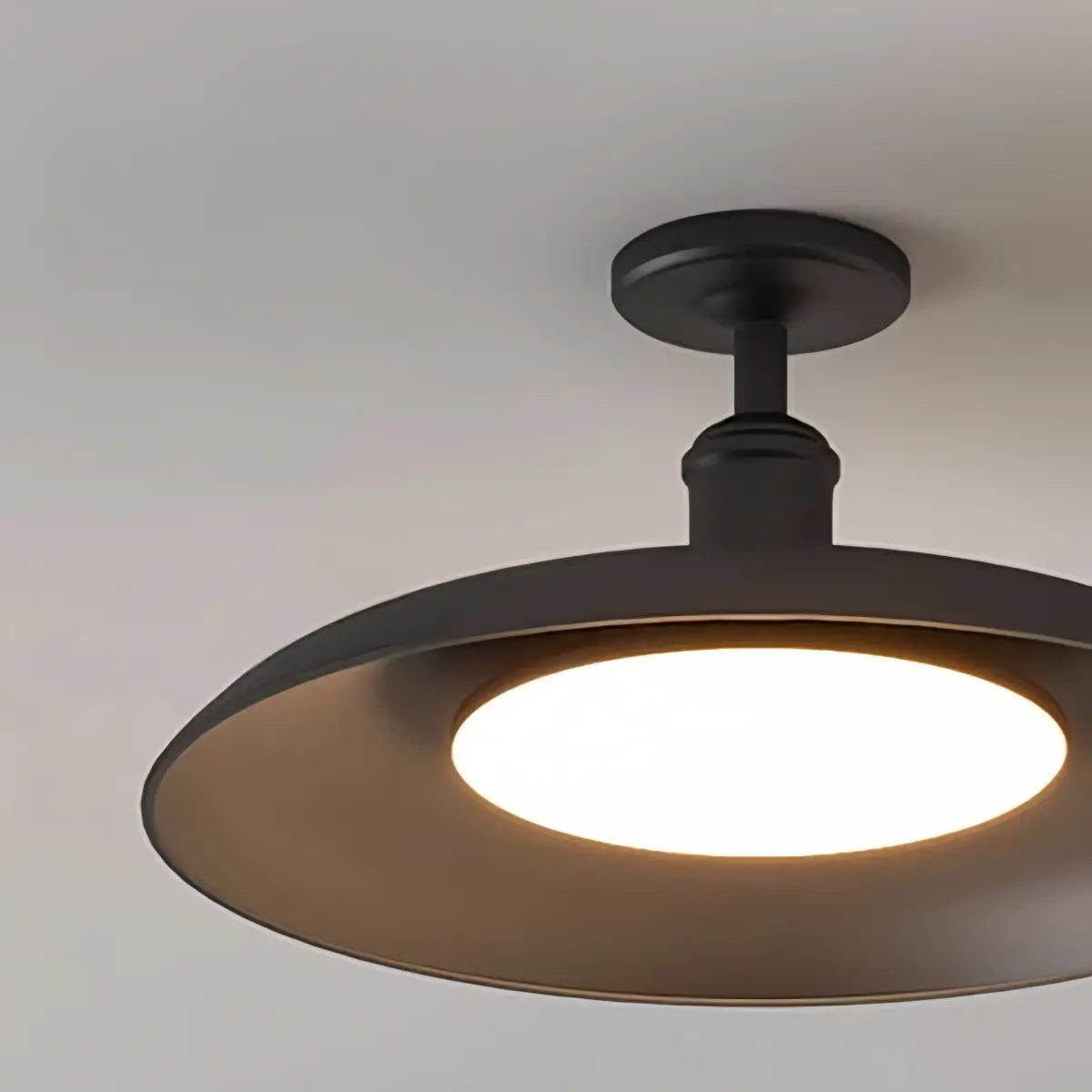 Jocara - Plafón de Exterior Retro de Campana en Aleación de Cobre IP65