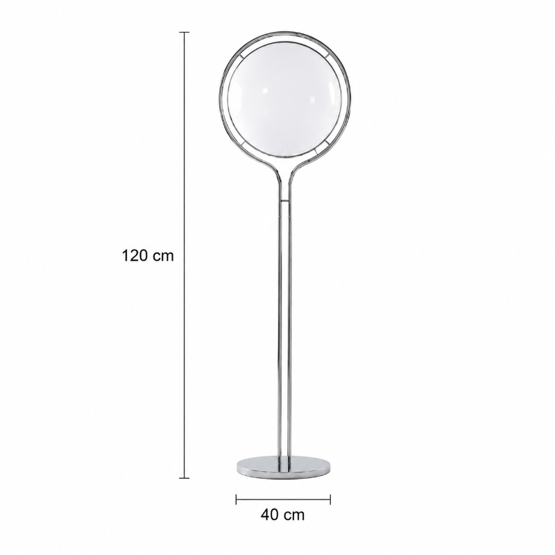 Lámpara de pie de globos Yaluna – modelo de 1 globo de 120 cm