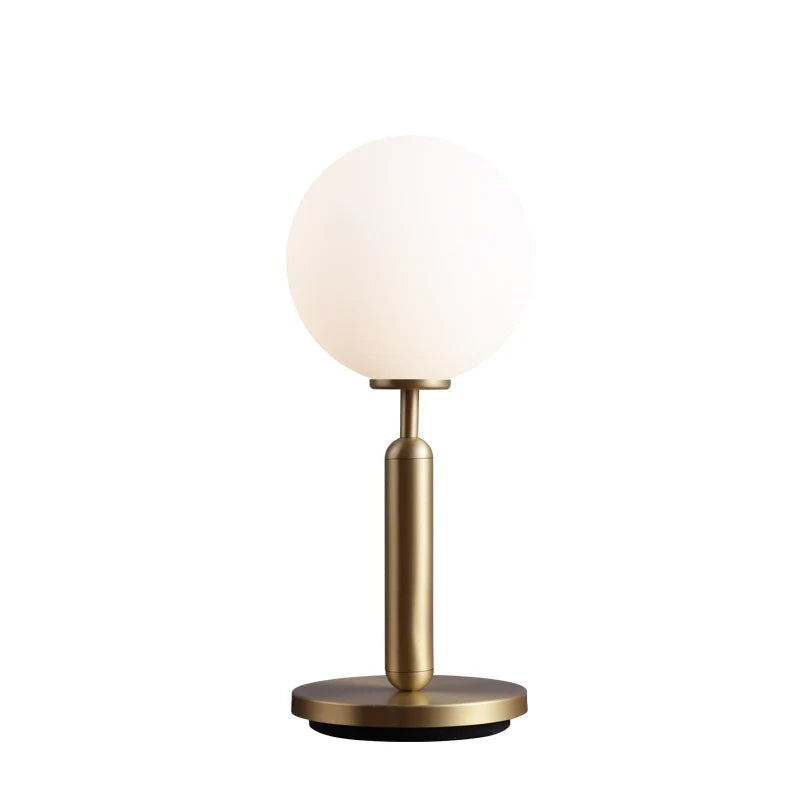 Lámpara de mesa globo Sferla – sobre fondo blanco
