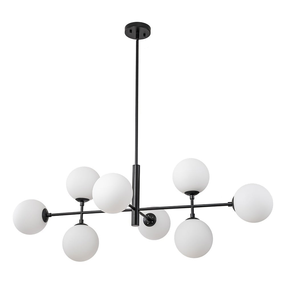 Lámpara de araña sputnik Kosmira sobre una mesa de comedor – imagen 7