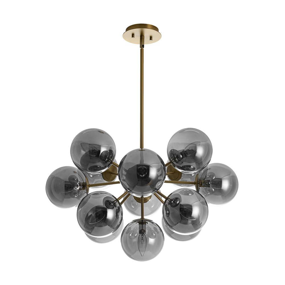 Lámpara de araña sputnik Humela en un comedor elegante – imagen 12
