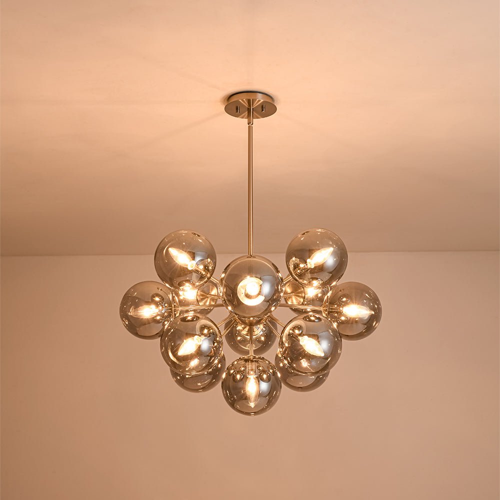 Lámpara de araña sputnik Humela en un comedor elegante – imagen 34