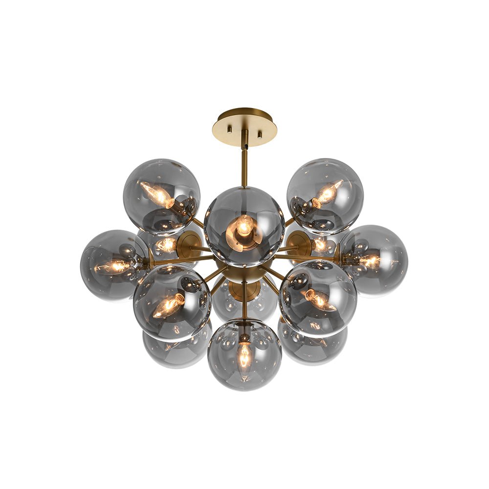 Lámpara de araña sputnik Humela en un comedor elegante – imagen 17