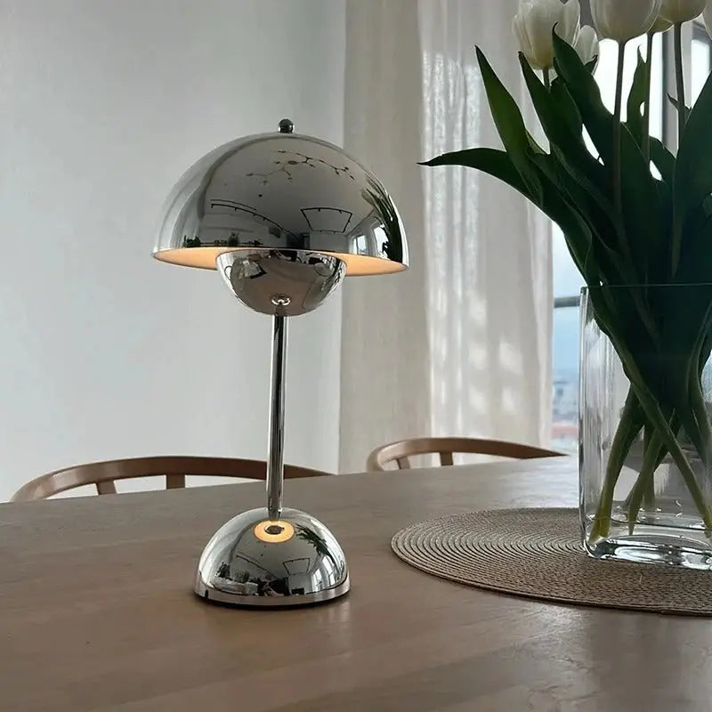 LumiSeta - Lámpara LED Hongo Portátil y Regulable