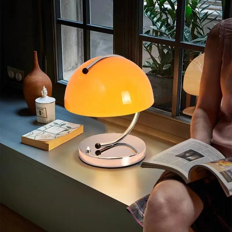 LuzNord - Lámpara de Mesa Estilo Escandinavo en Vidrio