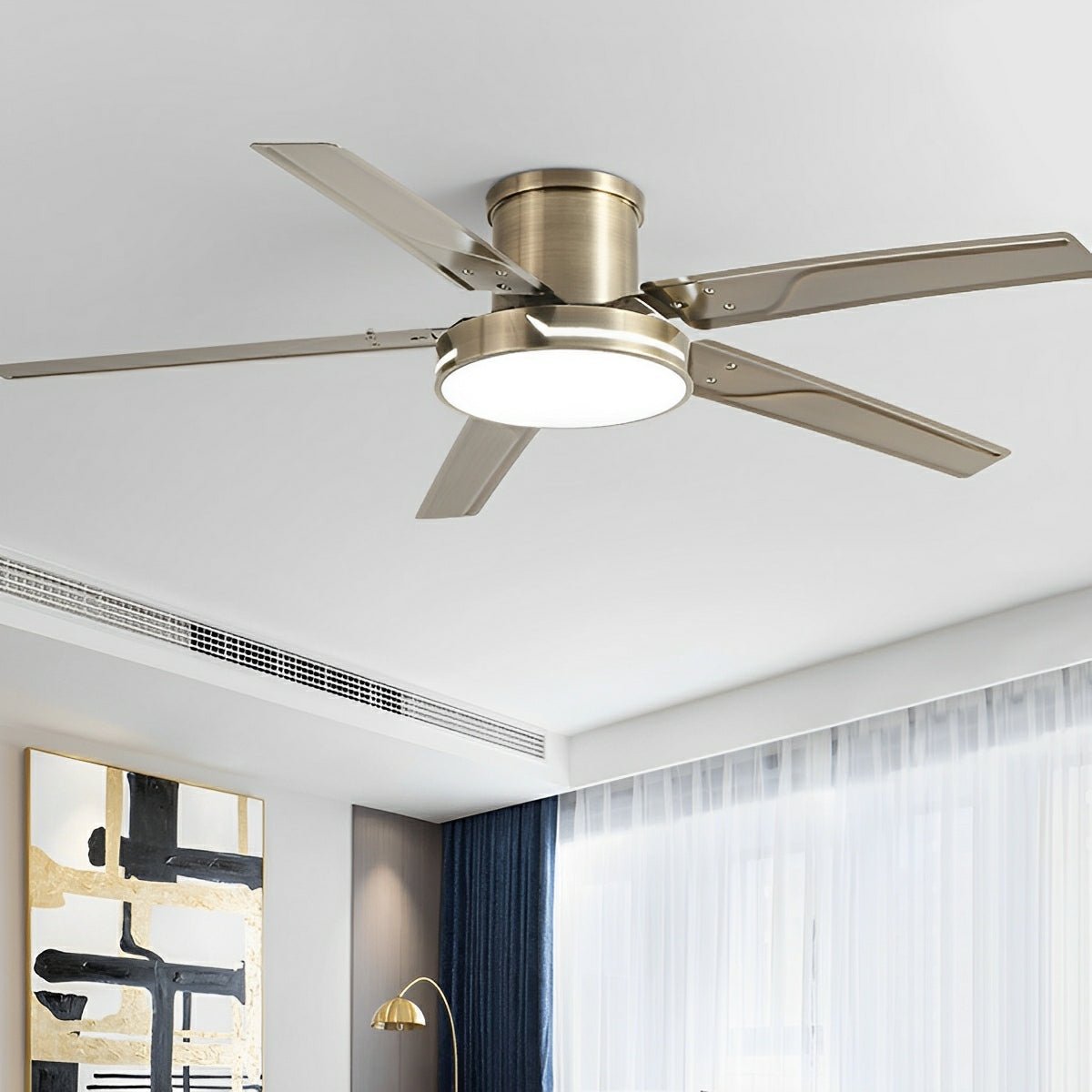 Ventilador de techo con luz Trébela – vista principal