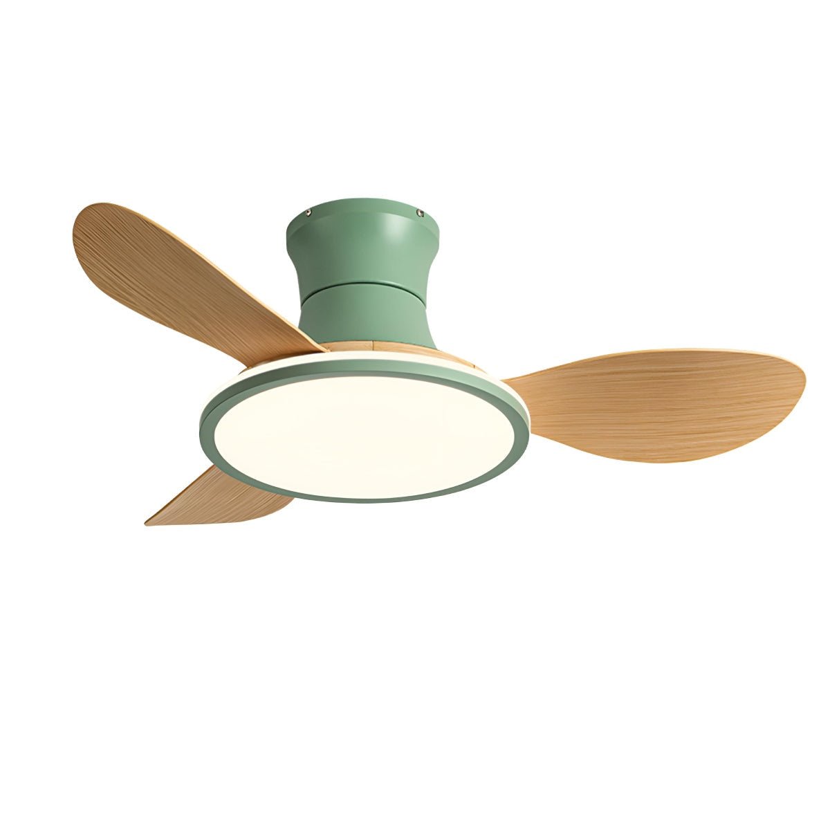 Ventilador de techo con luz Nácar en un salón luminoso – imagen 14