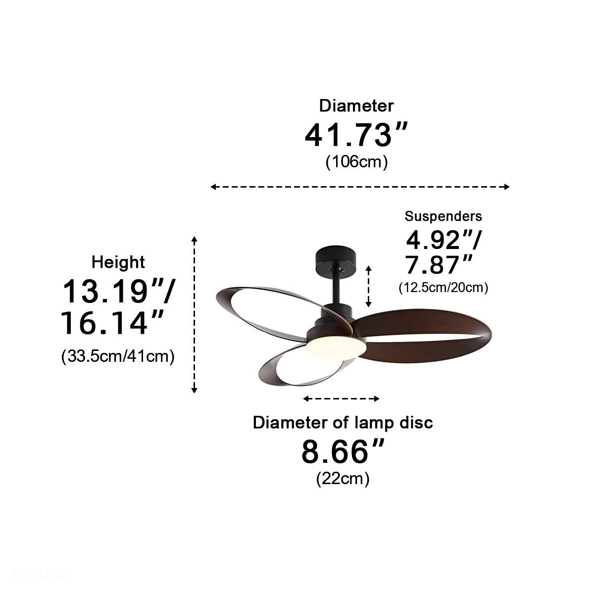 Ventilador de techo con luz Trazela en un salón minimalista – imagen 15
