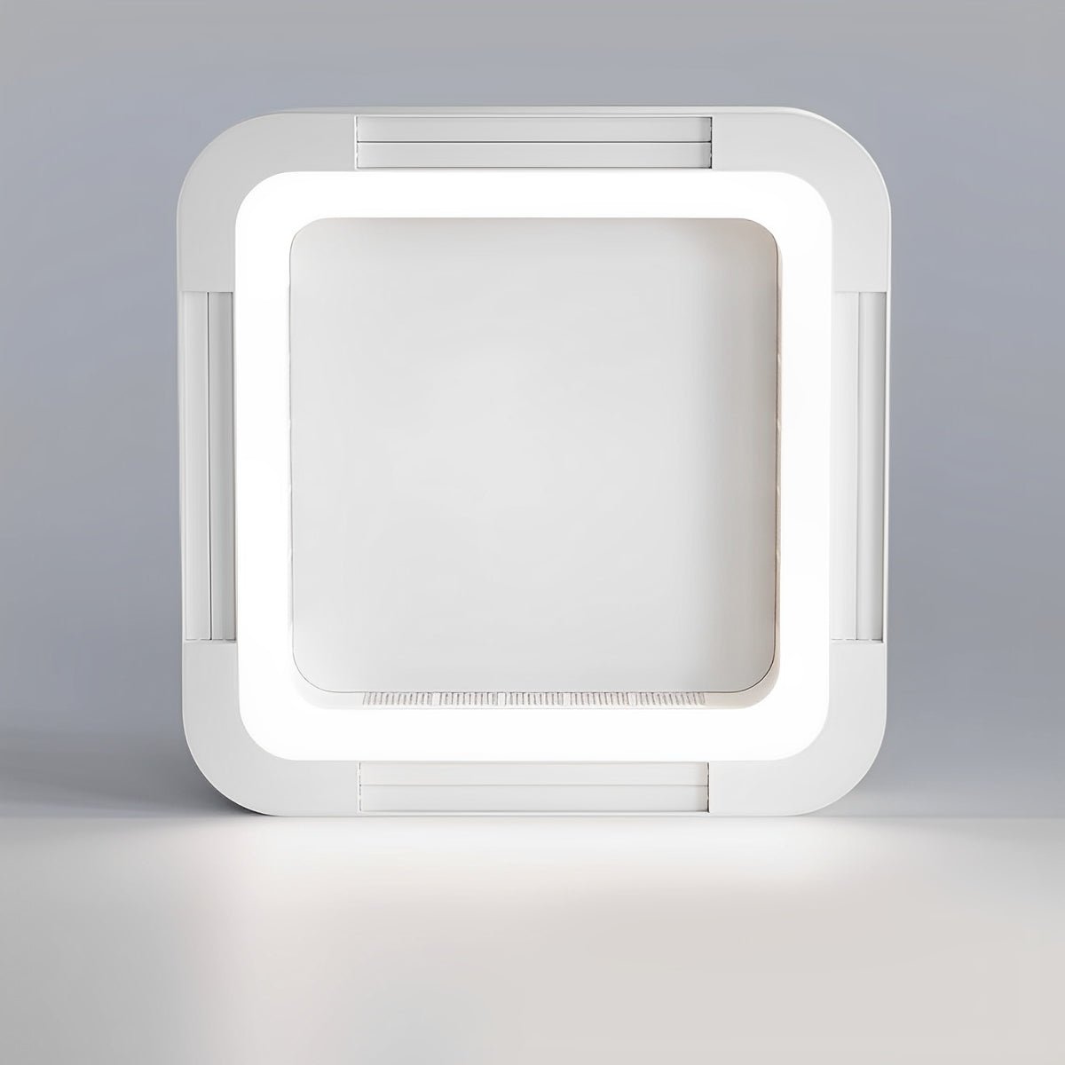 Ventilador de techo sin aspas Lenara en un salón minimalista – imagen 6