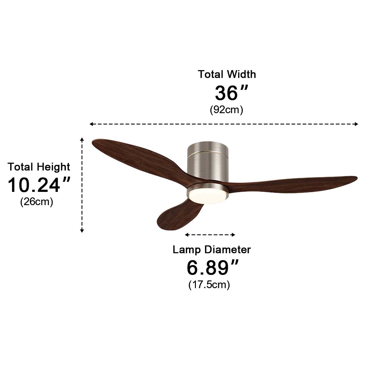 Ventilador de techo con luz Alira en un salón contemporáneo – imagen 8