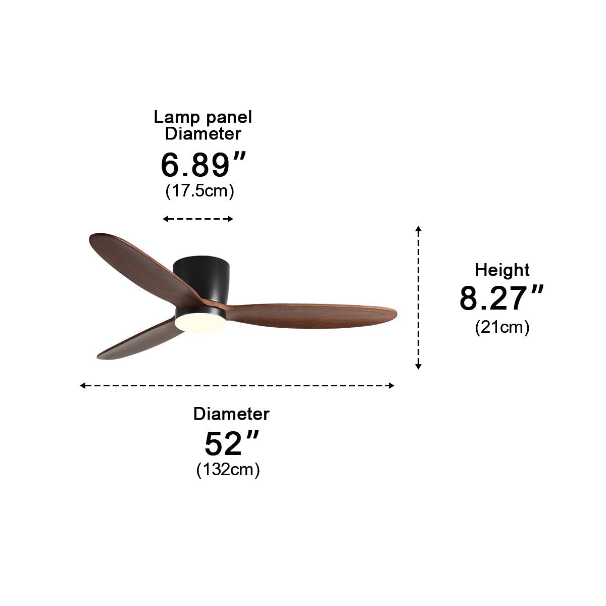 Ventilador de techo con luz Escandia en un salón de estilo nórdico – imagen 17
