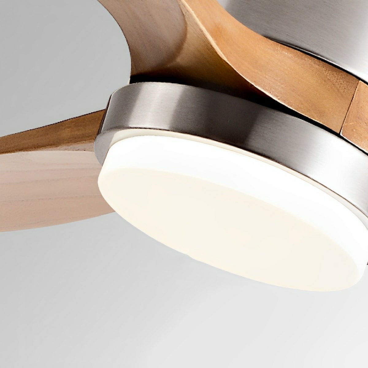 Ventilador de techo con luz Robledo en un salón nórdico – imagen 12