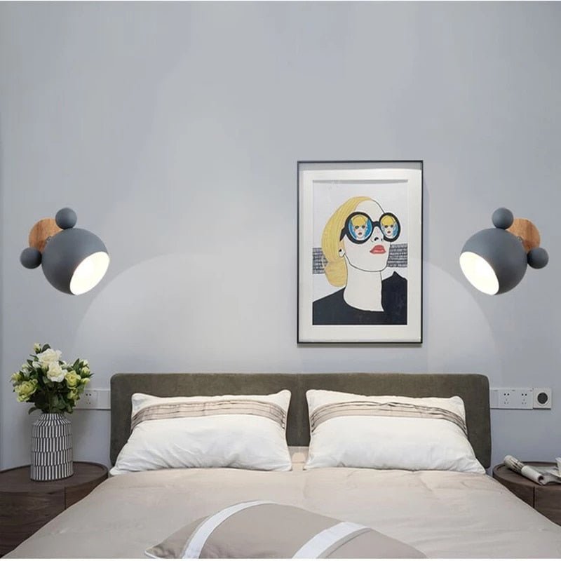 LuzZorro - Lámpara de Pared LED con Forma de Ratón