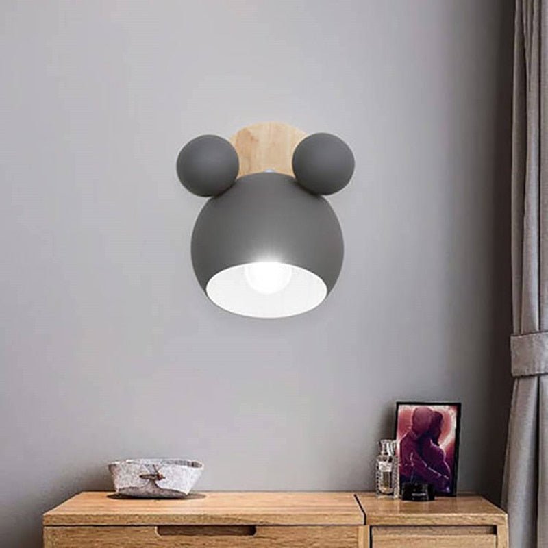 LuzZorro - Lámpara de Pared LED con Forma de Ratón