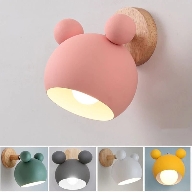 LuzZorro - Lámpara de Pared LED con Forma de Ratón