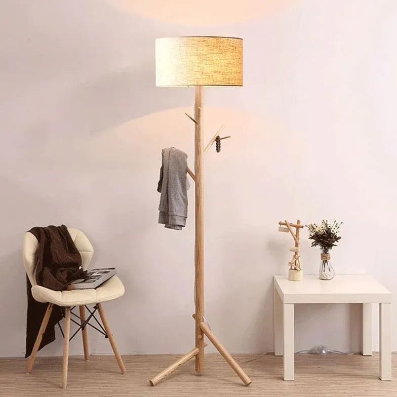 Lámpara de pie de madera Yedra – vista principal