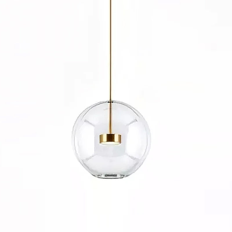 Lámpara colgante de esferas de cristal Perlada – 1 esfera