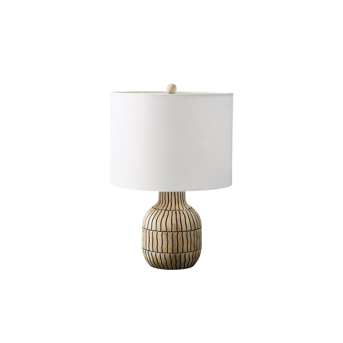 Lámpara de mesa de madera Rayena – vista principal