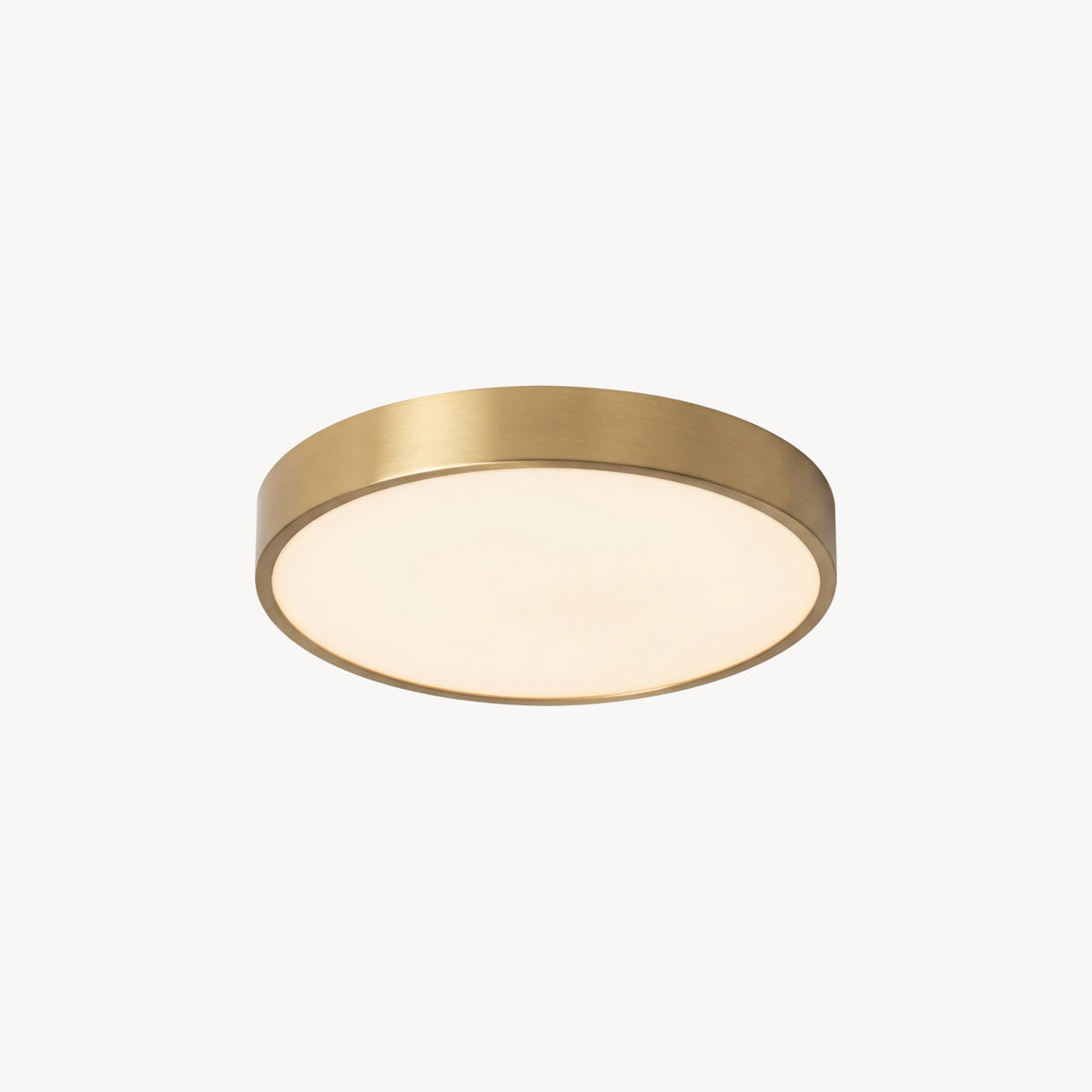 Plafón LED ultrafino de latón Aurino – vista principal