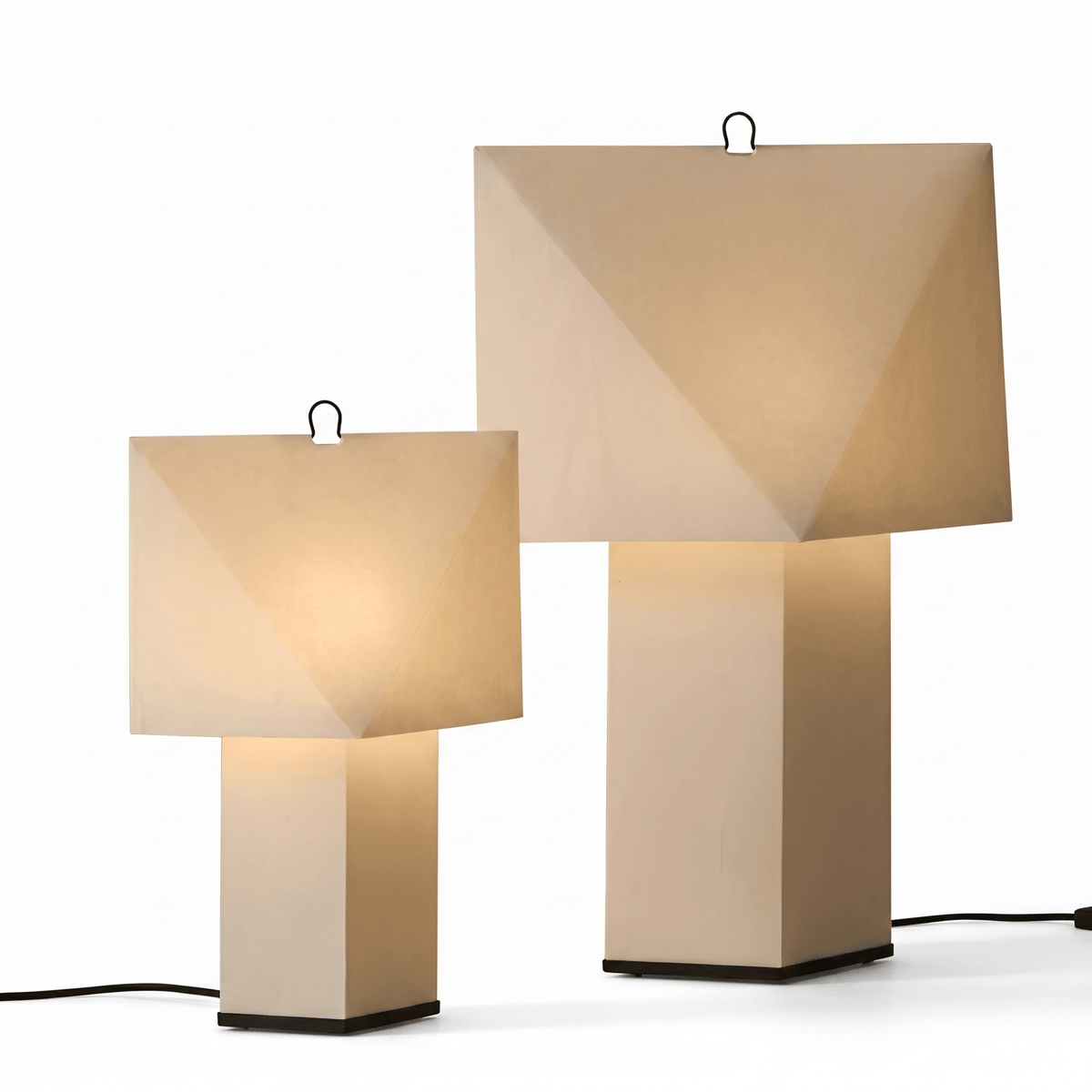 Lámpara de mesa de papel Rombiza – vista principal