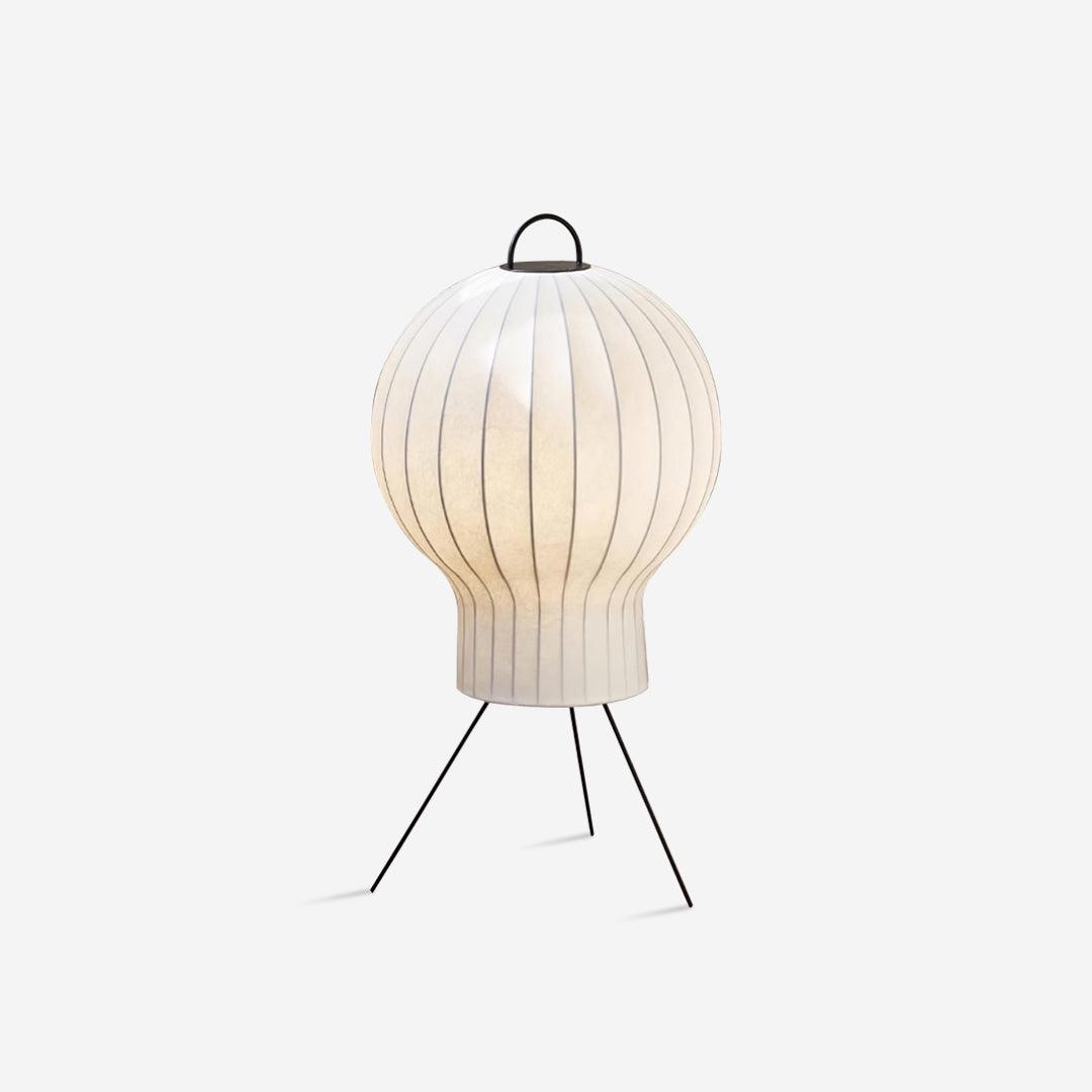 Lámpara de pie farol de seda Rumela – vista principal