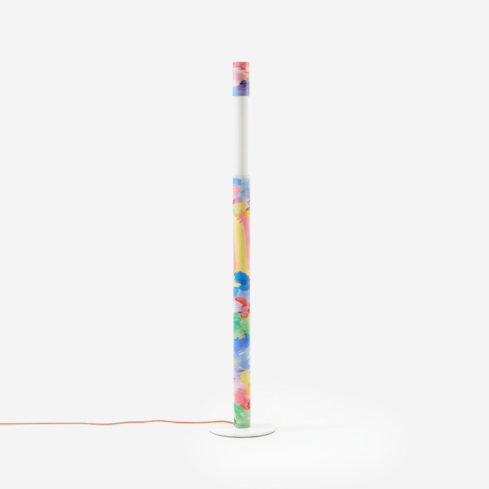 Lámpara de pie LED columna multicolor Tempra – vista principal