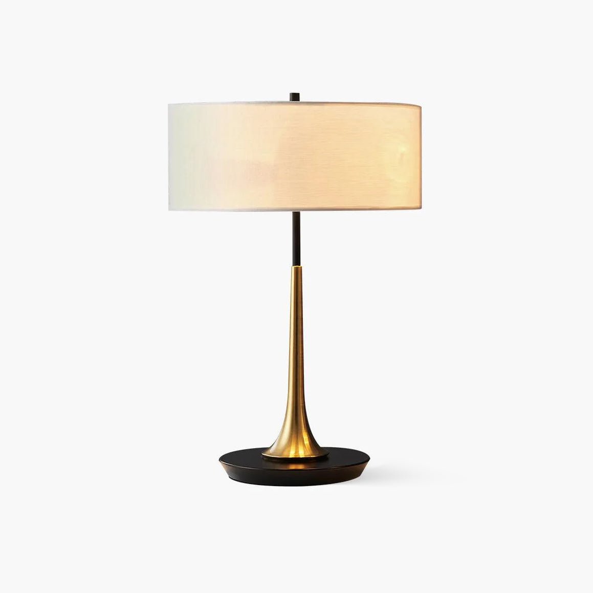 Lámpara de mesa dorada Trumela – vista principal