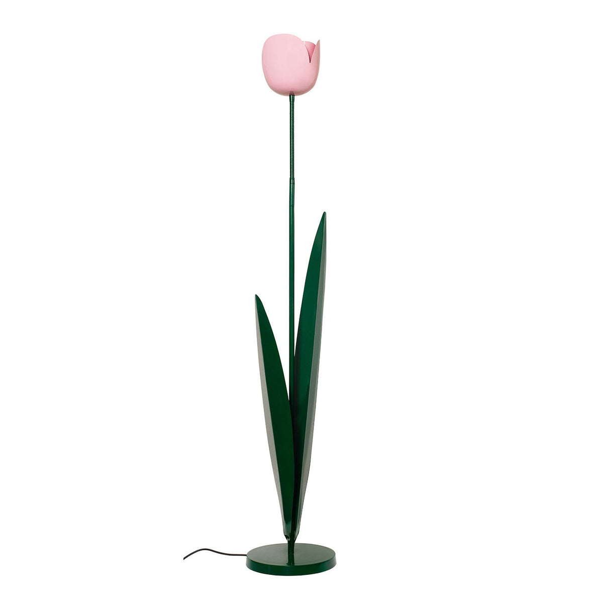 Lámpara de pie tulipán Tulena – con flor rosa