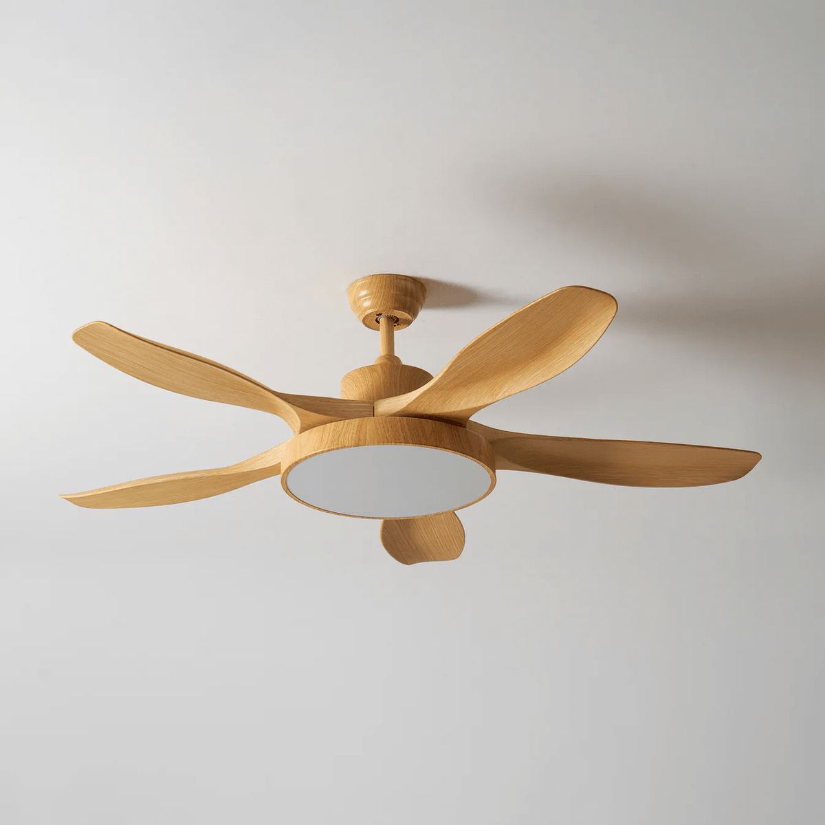 Ventilador de techo con luz Céfiro con aspas efecto madera – imagen 10