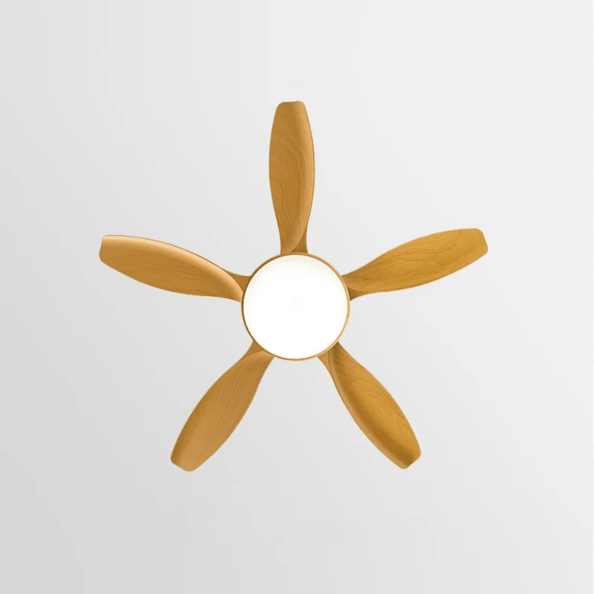 Ventilador de techo con luz Céfiro con aspas efecto madera – imagen 11