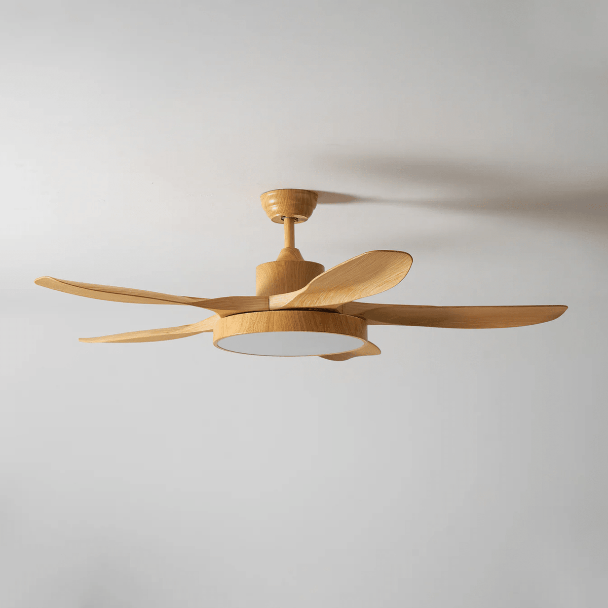 Ventilador de techo con luz Céfiro con aspas efecto madera – imagen 12