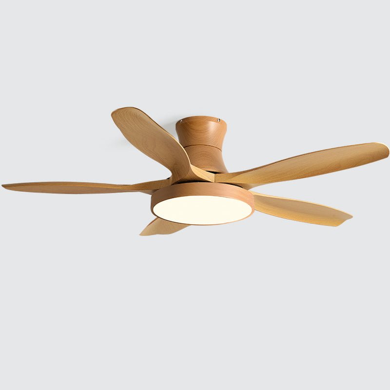 Ventilador de techo con luz Céfiro – montaje directo a techo