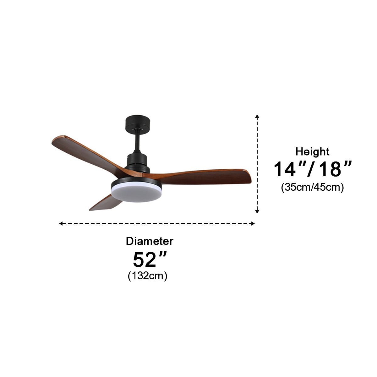 Ventilador de techo con luz Quinta en un comedor clásico – imagen 16
