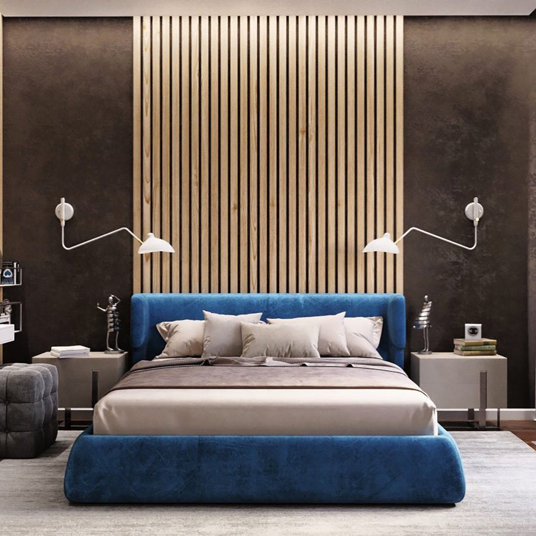 Aplique de pared con brazos articulados Zancora en un salón mid-century – imagen 9