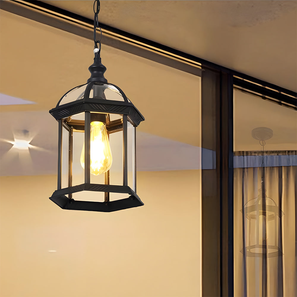 Farol de techo exterior Igena en un porche – imagen 10