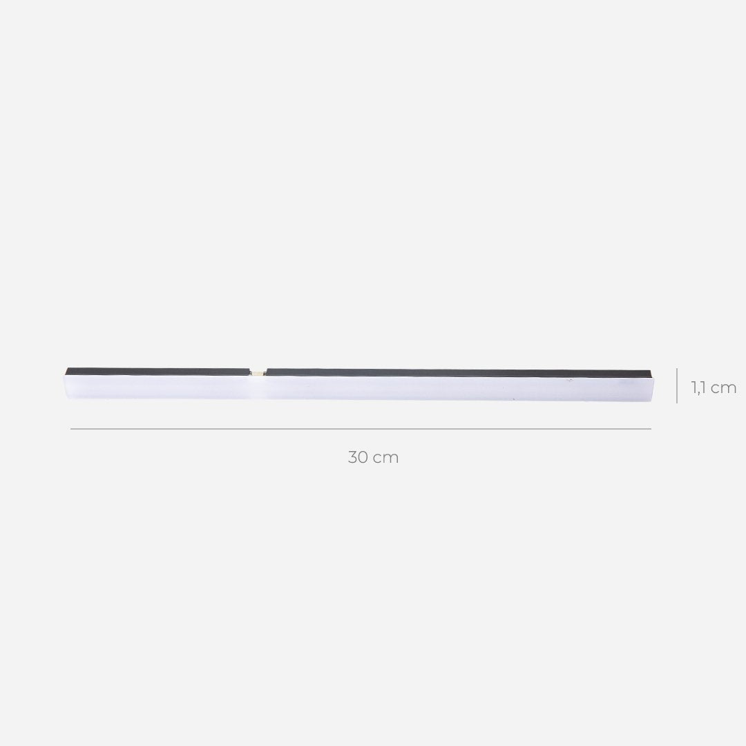 Lámpara de pie LED con focos magnéticos Rielta – medidas de la barra de luz LED