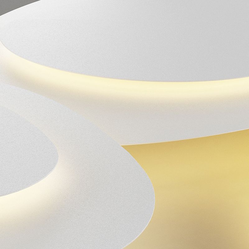 Plafón LED nube Flocela en un dormitorio sereno – imagen 10
