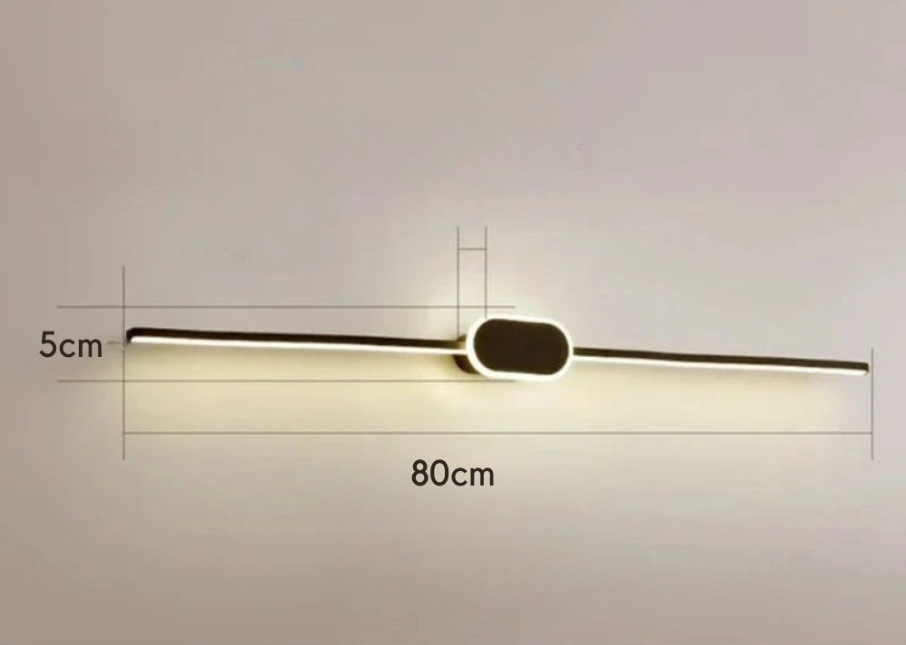 Alureo - Aplique de Pared Moderno con Diseño Elegante y Luz Antideslumbrante - Ideal para Salones y Oficinas
