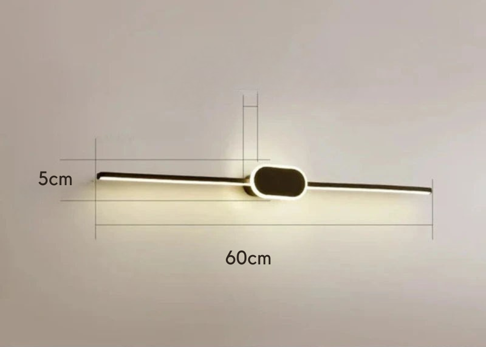 Alureo - Aplique de Pared Moderno con Diseño Elegante y Luz Antideslumbrante - Ideal para Salones y Oficinas